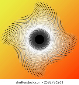 Graphics from geometric shapes. Cubism and Suprematism in art. Vector illustration.