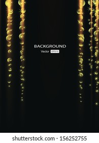 Graphics gold background vector illustration.