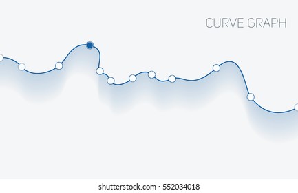 Graphics for line chart growth infographics