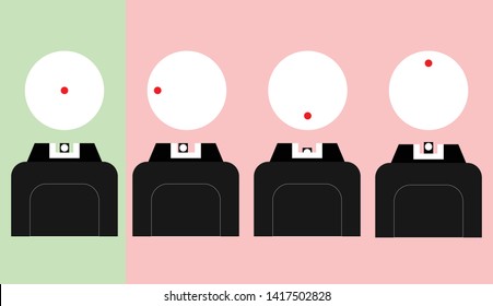 The graphics show the gun shooting correctly.