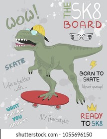 Graphics slogan set isolated on gray background. Trendy hand drawn typography for web site,label,poster,placard and t shirt print template.Creative art concept,vector illustration eps 10