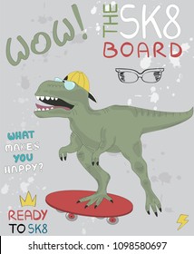 Graphics slogan set isolated on gray background. Trendy typography for web site, label, poster and placard. Useful for t shirt, banner and print template. Creative art concept, vector illustration