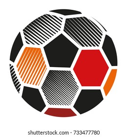 Graphics soccer ball