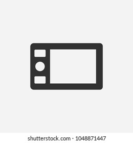 Graphics tablet icon illustration isolated vector sign symbol