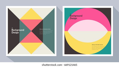 Graphics with various geometric configurations