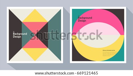 Graphics with various geometric configurations