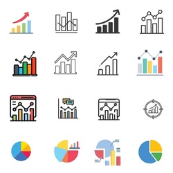 Graphs and Charts icon Design