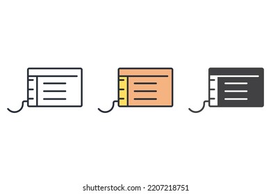 grapic tablet icons  symbol vector elements for infographic web