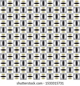 Grapical seamless illustrated wallpaper pattern