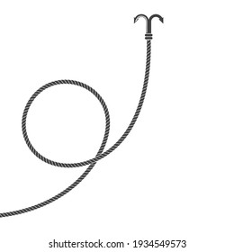 grappling hook icon vector illustration design template