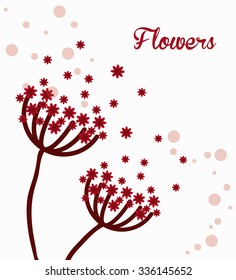 Grarden concept about flowers design, vector illustration 10 eps graphic.