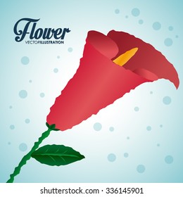 Grarden concept about flowers design, vector illustration 10 eps graphic.