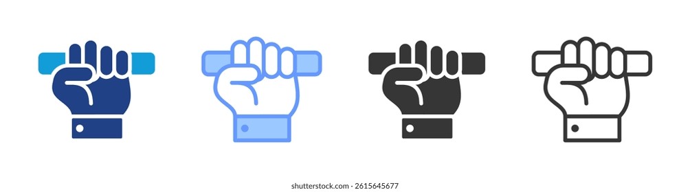 Grasp icon set multiple style collection