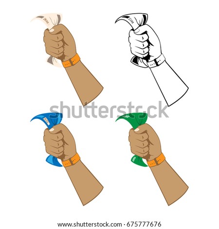 Grasping Ticket or Money