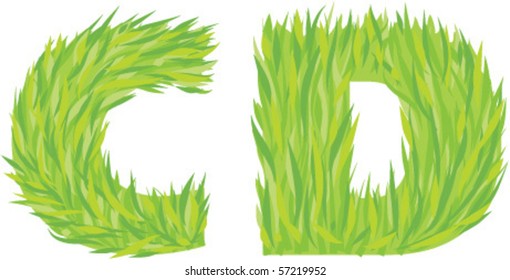 grass alphabet