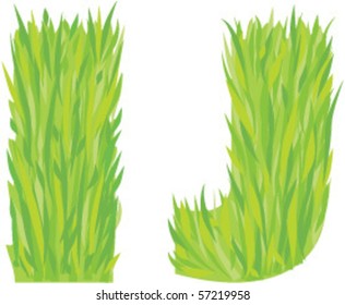 grass alphabet
