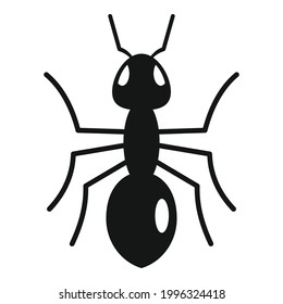 Grass ant icon. Simple illustration of Grass ant vector icon for web design isolated on white background