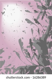  grass background; abstract vector illustration