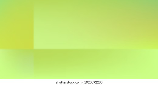 Grass Brown Grenery Blurred Background. Modern Vibrant Salad Smooth Watercolor Colorful Surface. Bright Empty Neon Gradient Mesh Illustration. Green Blank Acid Smooth Surface Backdrop.