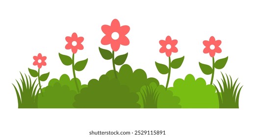 Gras. Kollektion von Gras-Vektorgrafiken im flachen Stil. grünes Blatt. Grasgrafik einzeln auf weißem Hintergrund