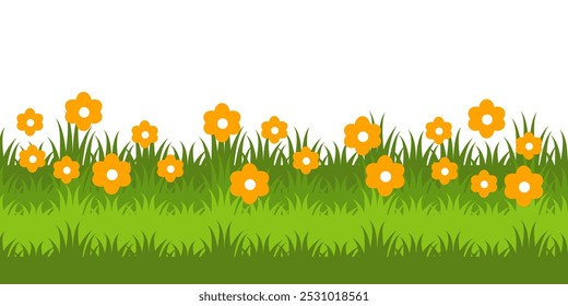 Grass. Collection of grass vector illustrations in flat style. green leaf. Grass illustration isolated on white background