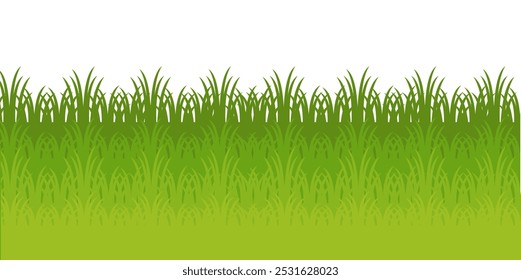 Grass. Collection of grass vector illustrations in flat style. green leaf. Grass illustration isolated on white background