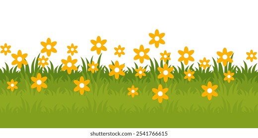 Grass. Collection of grass vector illustrations in flat style. green leaf. Grass illustration isolated on white background. vector grass and flowers