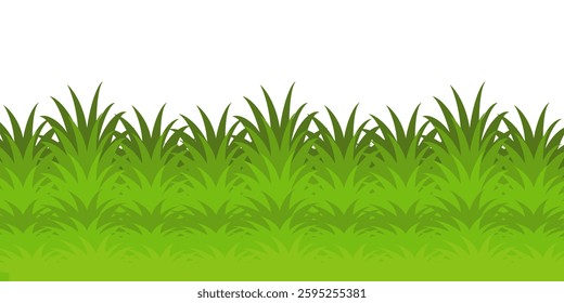 Grass. Collection of grass vector illustrations in flat style. green leaf. Grass illustration isolated on white background