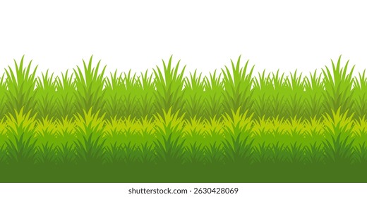 Grass. Collection of grass vector illustrations in flat style. green leaf. Grass illustration isolated on white background