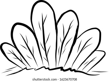 Grass Coloring page for children