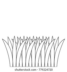 grass cultivated isolated icon