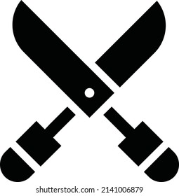 Gras-Cutter-Symbol, Frühjahrszeichen und Symbol einzeln auf weißem Hintergrund.