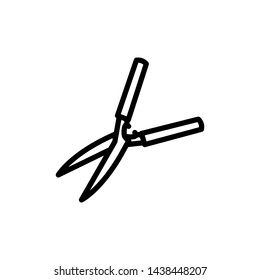 Grass Cutter Icon Vector Illustration _ Vector