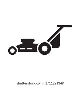 Vektorillustration für Grasschneider-Symbol-Vorlage