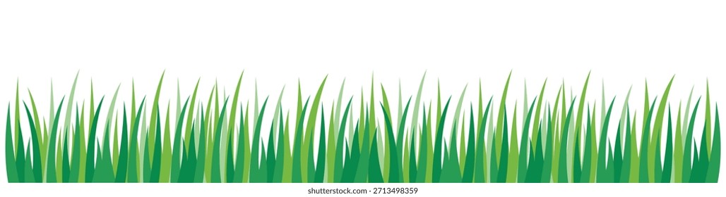 Grasfeld-Banner, Vektorgrafik