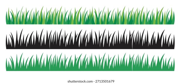 ilustração de vetor de banner de campo de grama