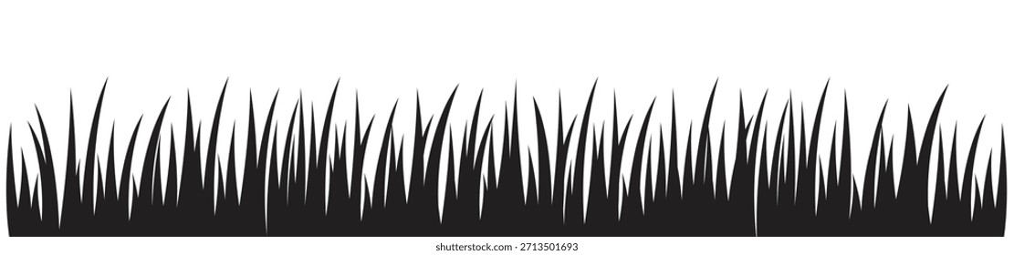 Ilustración vectorial de Anuncio de campo de hierba