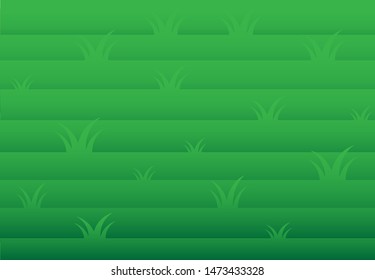 Grass field layer background in green color