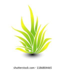 Grass Fire Logo Vector template download on EPS 10