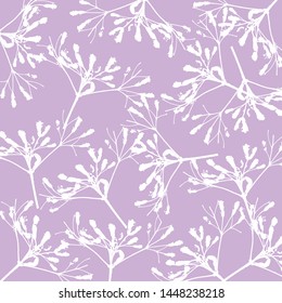 Textura de fondo de flores de hierba con diseño natural.