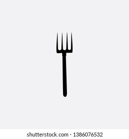 grass fork icon sign signifier vector