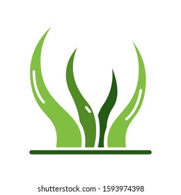 grass - garden icon vector design template