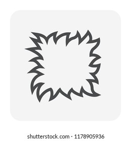 Grass for gardening icon design, editable stroke.