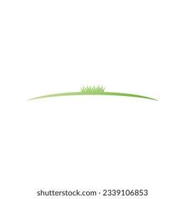 Grass  grassland green natural vector logos vector business element and symbol design