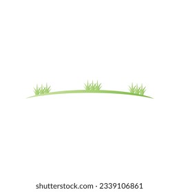Grass  grassland green natural vector logos vector business element and symbol design