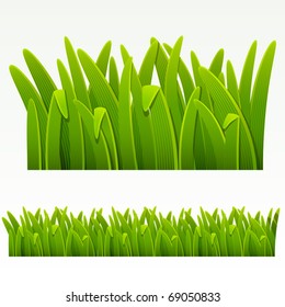  Grass green border.(can be repeated and scaled in any size)