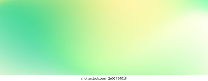 Grass green smooth gradient. Springtime color blurred background. Summer mood blurred gradient backdrop. Fresh abstract spring theme wallpaper for poster, banner, presentation, template, flyer. Vector