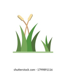 grass icon of color style vector illustration design