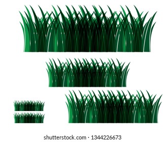 Grass icon design template vector graphic illustration - vector
