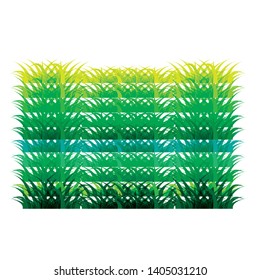 Grass icon design template vector graphic illustration - Vector
